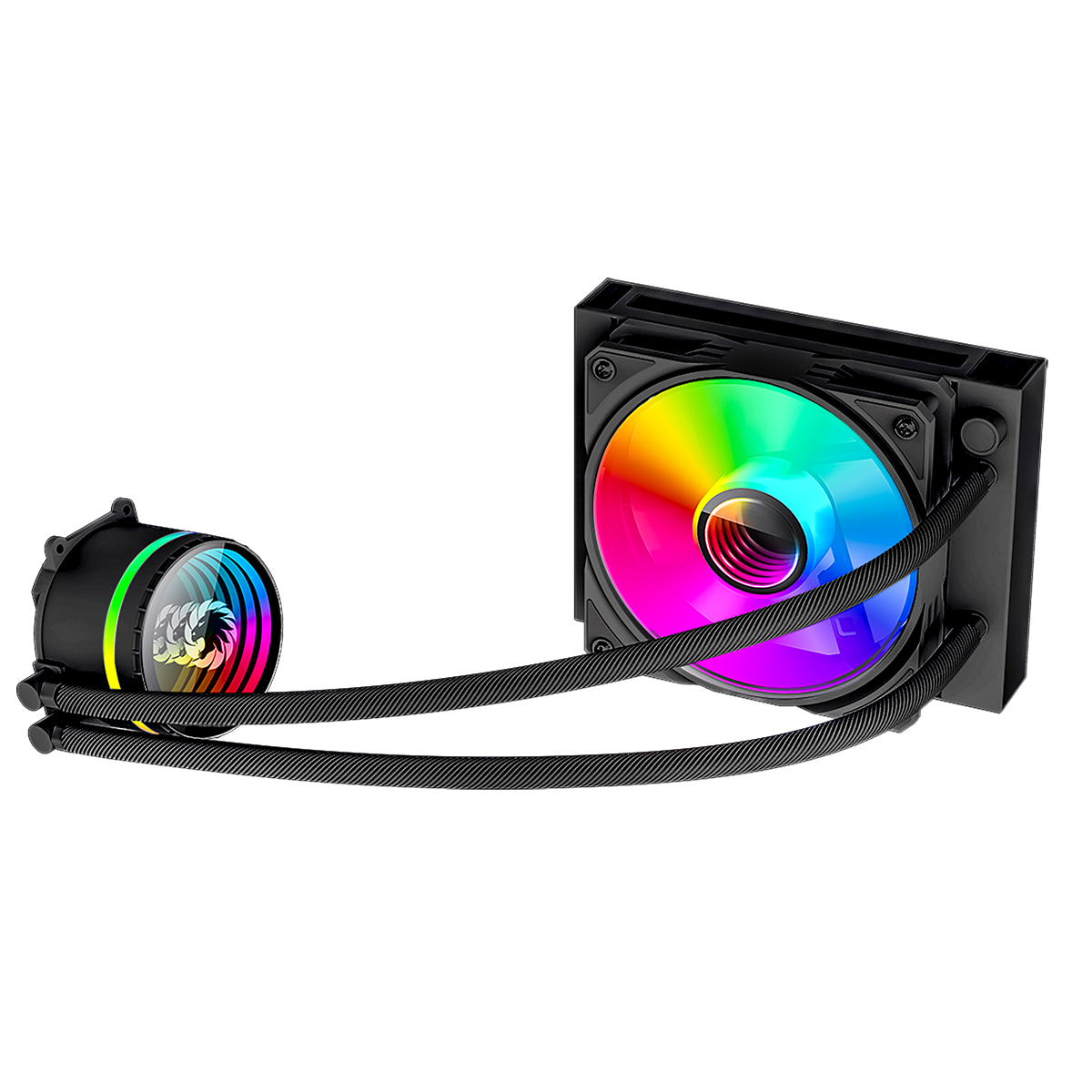 120mm AIO ARGB Water Cooler Black