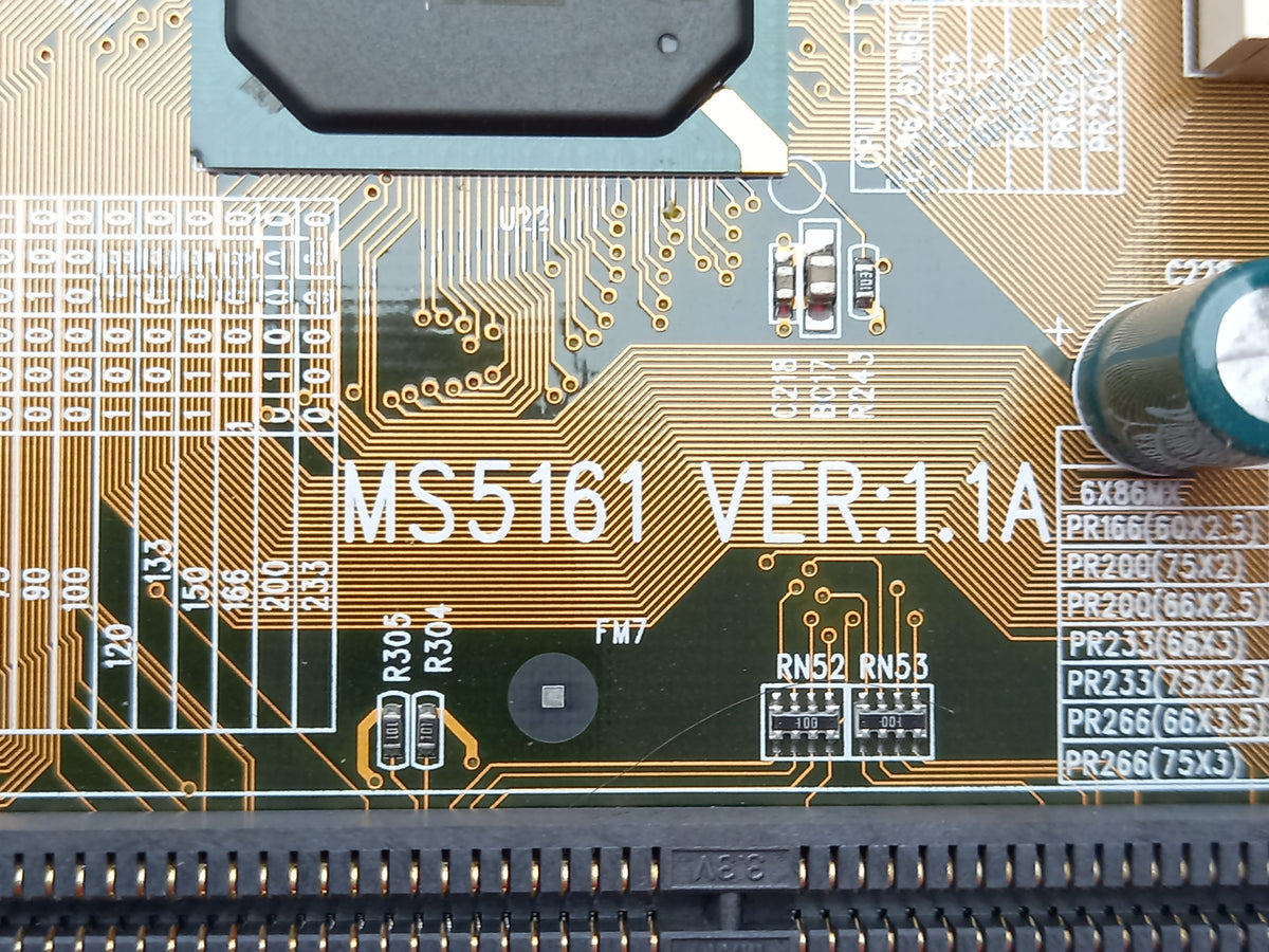 MSI MS5161 Socket 7 (PGA321) DDR1 Motherboard With I/O Shield