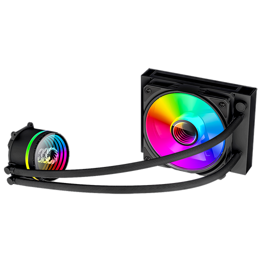 120mm AIO ARGB Water Cooler Black