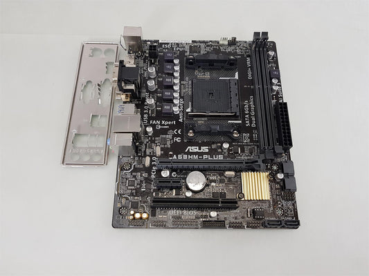 ASUS A68HM-PLUS Socket FM2b DDR3 Micro ATX Motherboard With I/O Shield