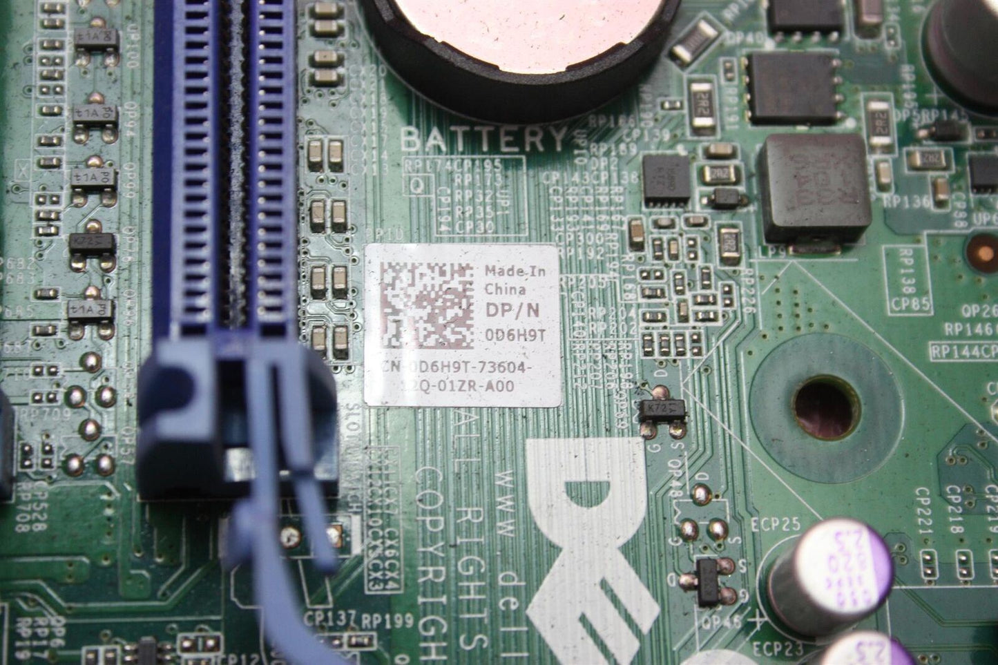 Dell OptiPlex 990 Socket LGA1155 Motherboard 0D6H9T D6H9T