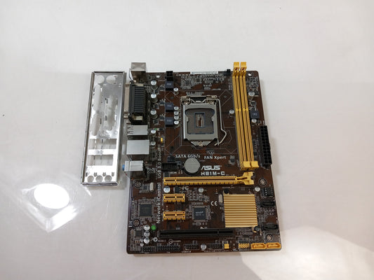 ASUS HB1M-C Socket LGA1150 DDR3 Micro ATX Motherboard With I/O Shield