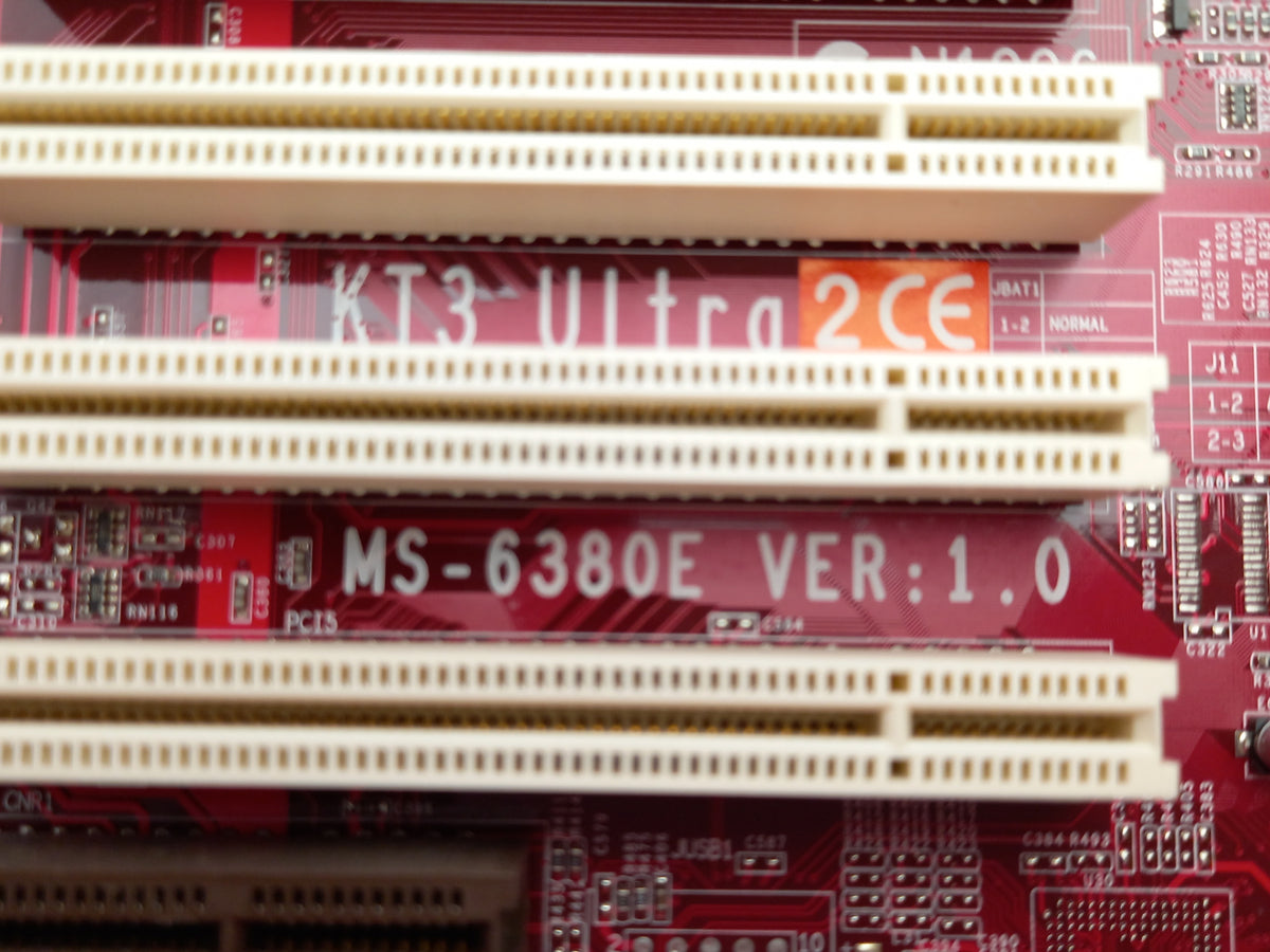 MSI KT3 Ultra 2CE MS-6380E DDR1 Socket A (462) Motherboard With I/O Shield
