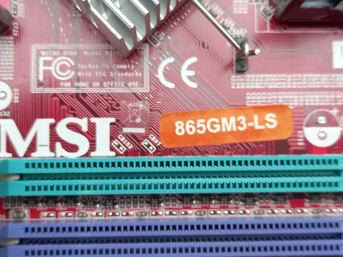 MSI 865GM3-LS DDR1 Socket A (462-pin) Motherboard With I/O Shield