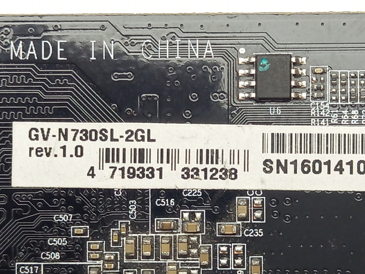 NVIDIA GeForce GT 730 2GB DDR3 PCI-E Video Graphics Card Gigabyte GV-N730SL-2GL