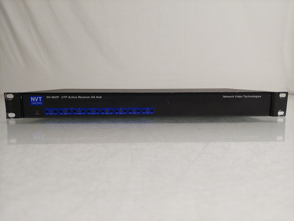NVT NV-862R 8-Channel UTP Active CCTV Receiver DA Hub 32 BNC Outputs