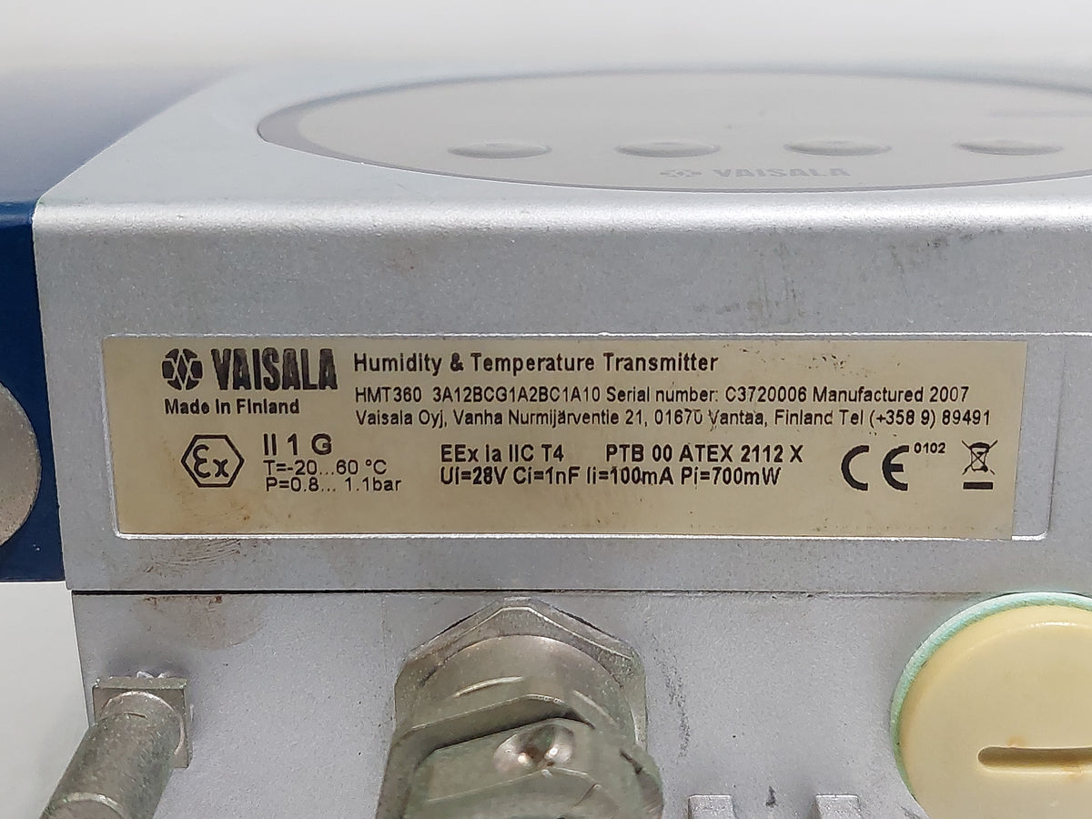 Vaisala HMT360 Humidity & Temperature Transmitter with Probe Untested