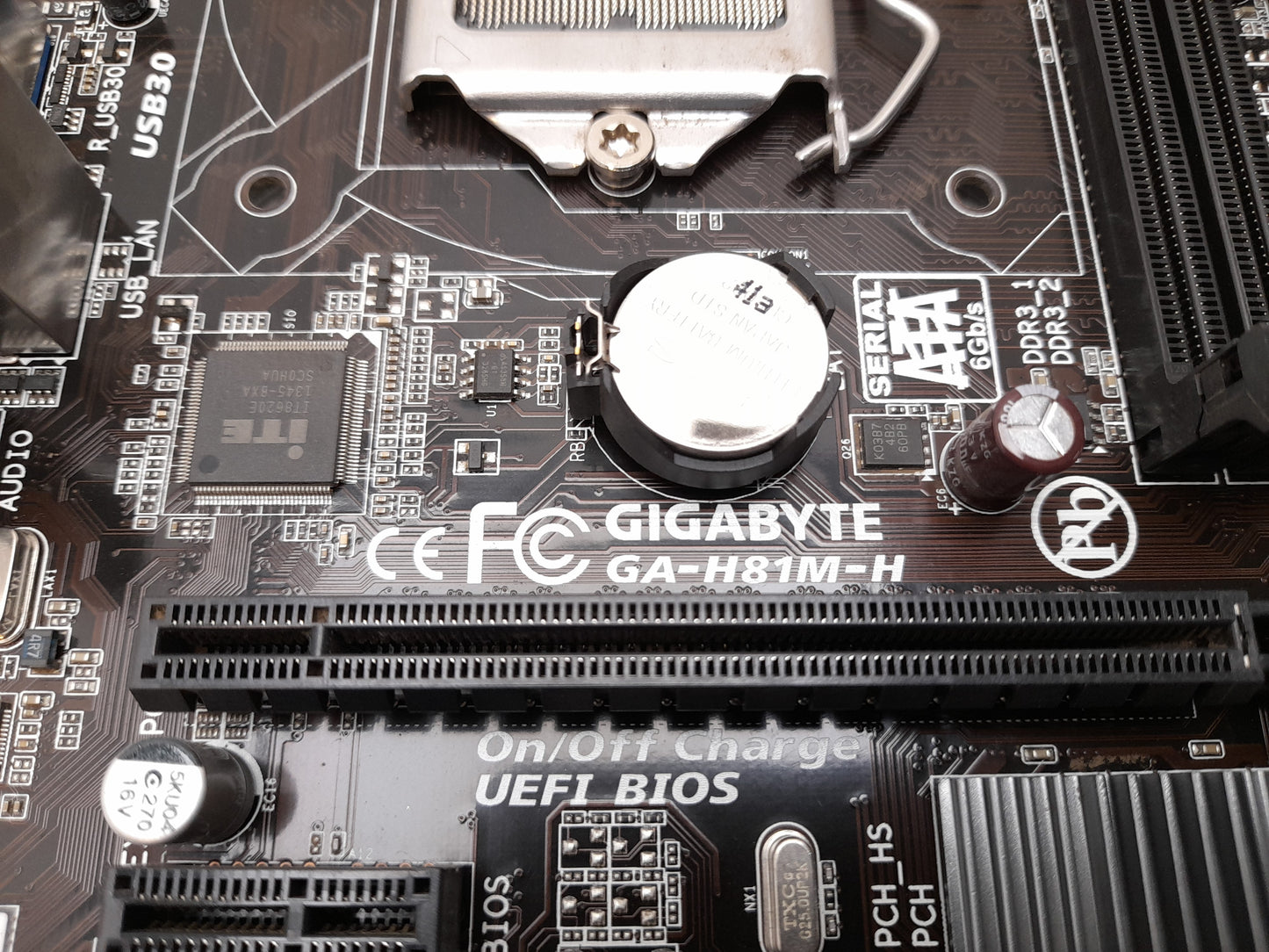 GIGABYTE GA-H81M-H Socket LGA1150 DDR3 Micro ATX Motherboard With I/O Shield