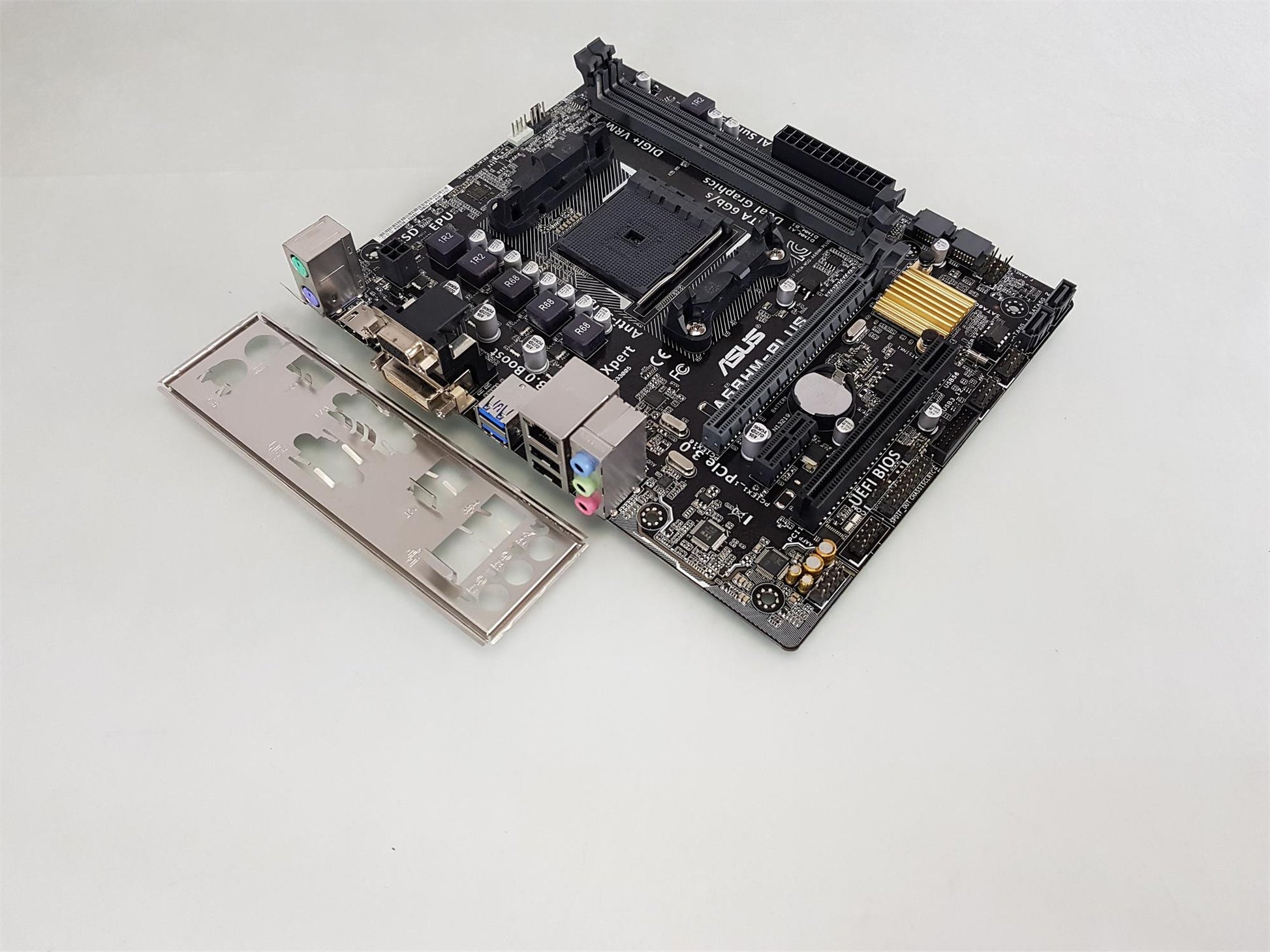 ASUS A68HM-PLUS Socket FM2b DDR3 Micro ATX Motherboard With I/O Shield