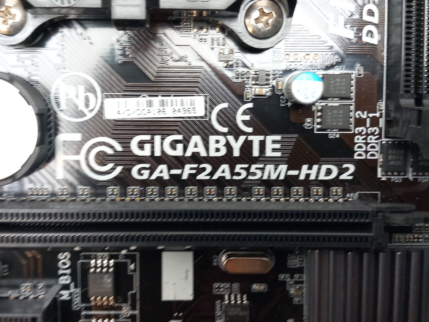 GIGABYTE GA-F2A55M-HD2 Socket FM2+ DDR3 MicroATX Motherboard With I/O Shield