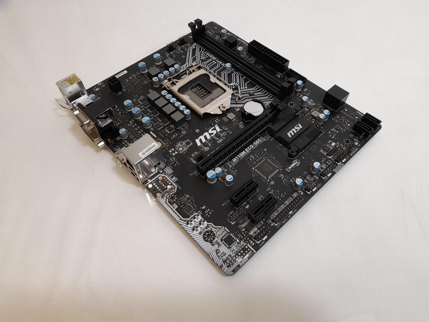 MSI H110M ECO-S01 Socket LGA 1151 DDR4 Motherboard Without I/O Shield