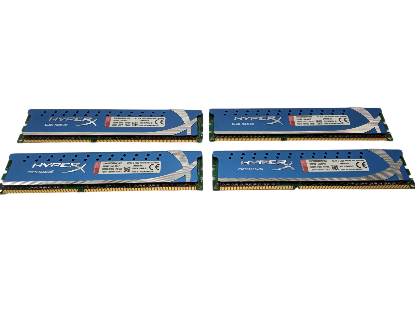 Kingston HyperX Genesis 16GB (4x4GB) 1600 MHz DDR3 PC3 12800 KHX1600C9D3K4/16GX