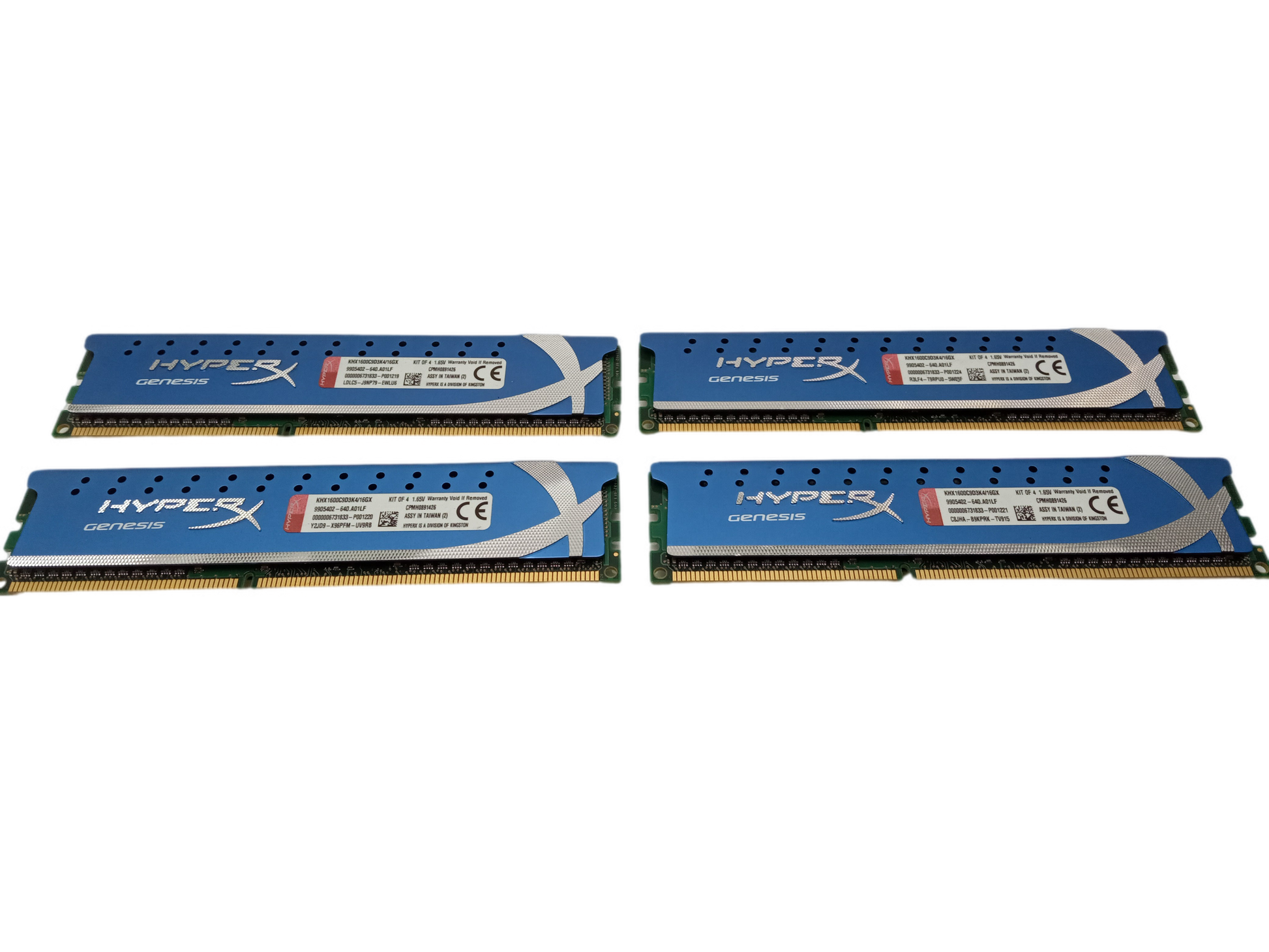 Kingston HyperX Genesis 16GB (4x4GB) 1600 MHz DDR3 PC3 12800 KHX1600C9D3K4/16GX