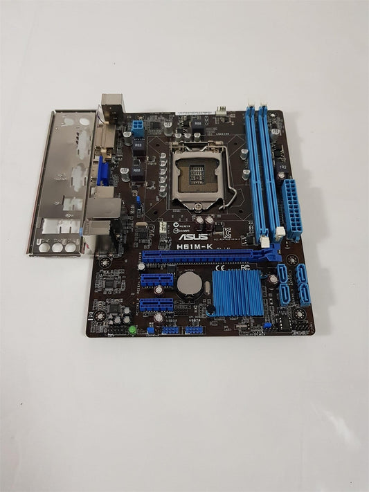 ASUS H61M-K Socket LGA1155 DDR3 Micro ATX Motherboard With I/O Shield