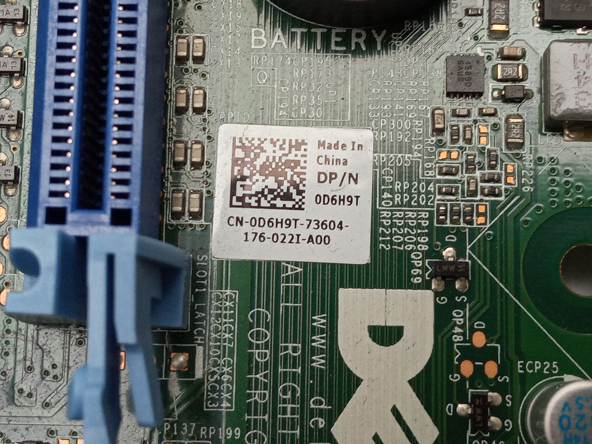 Dell OptiPlex 990 Socket LGA1155 Motherboard 0D6H9T D6H9T